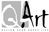 Logo QLART — Design your happy life